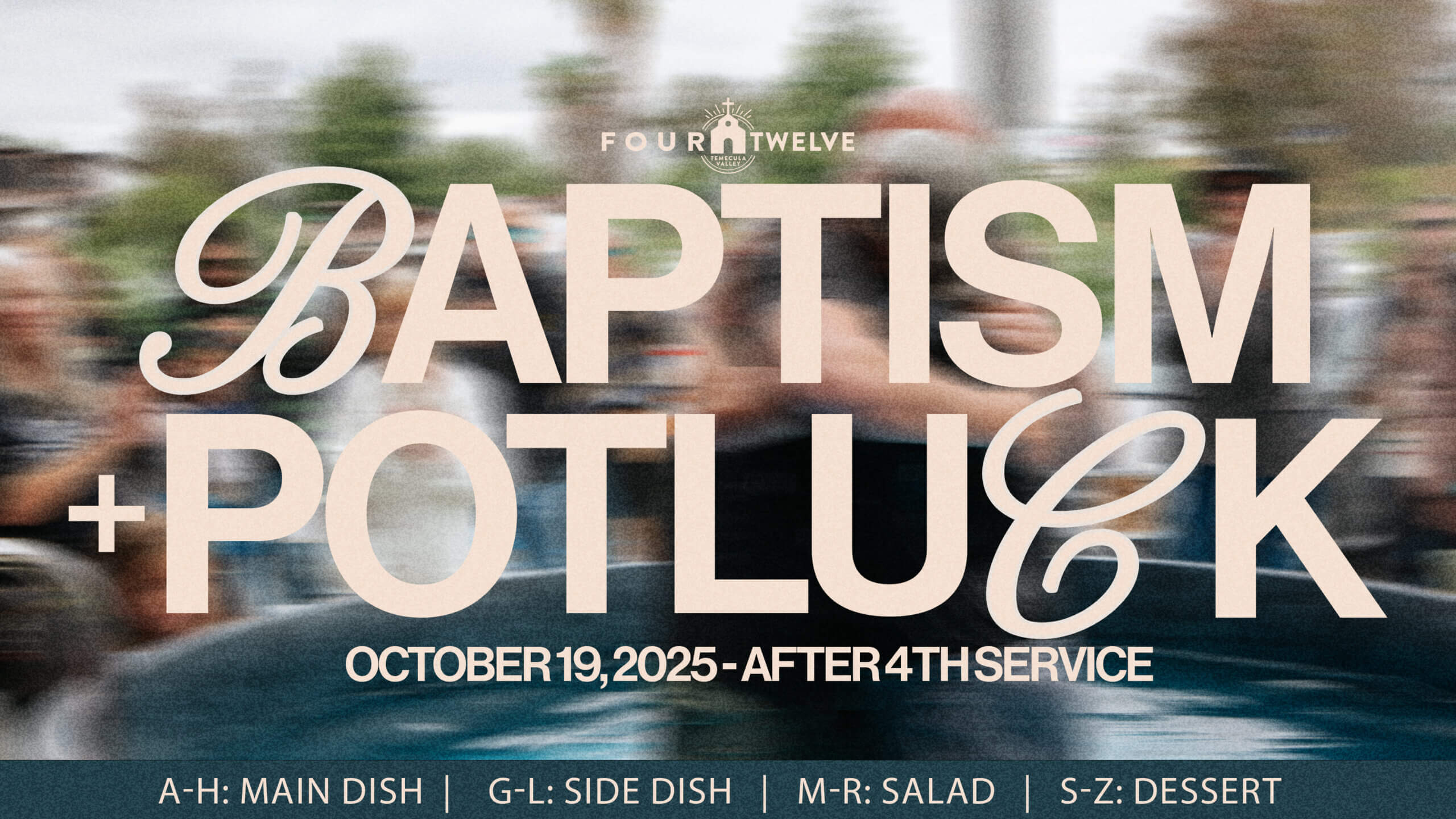 Baptism:Potluck 9:25